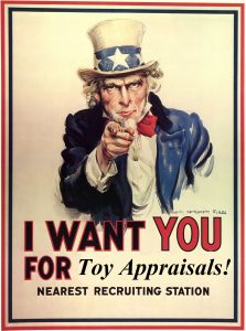 We want your toy appraisals!