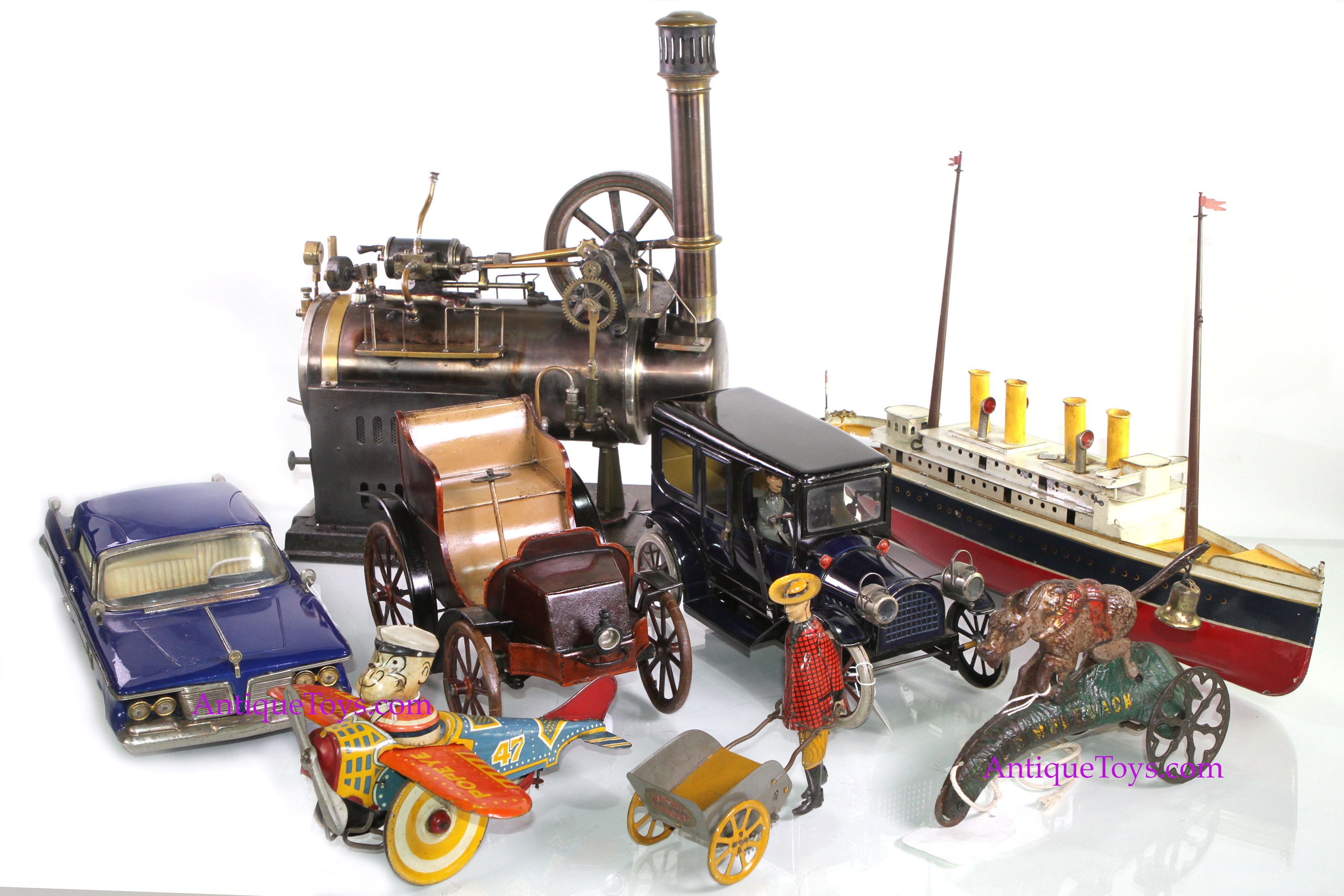 antique toy model cars