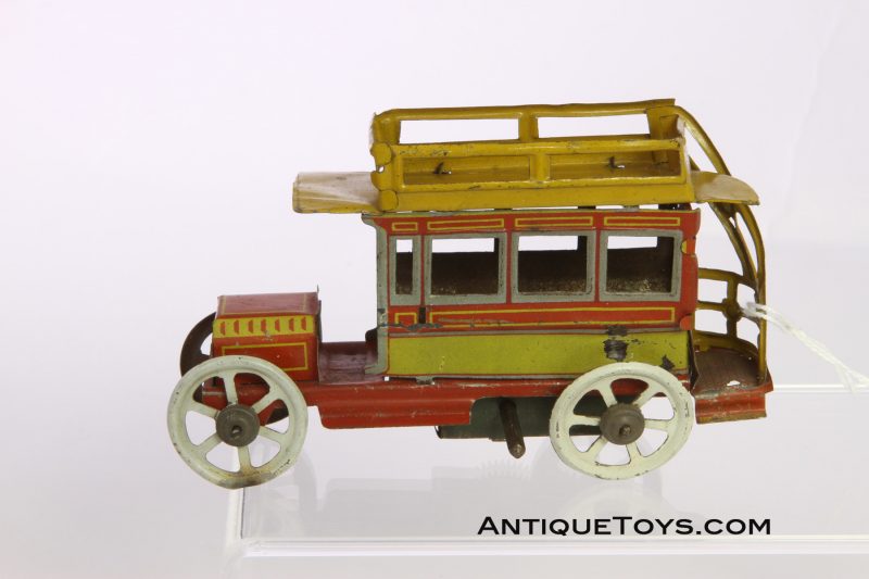 Distler Double Decker Bus Windup Penny Toy <FONT COLOR="ff000 ">*SOLD*</font>