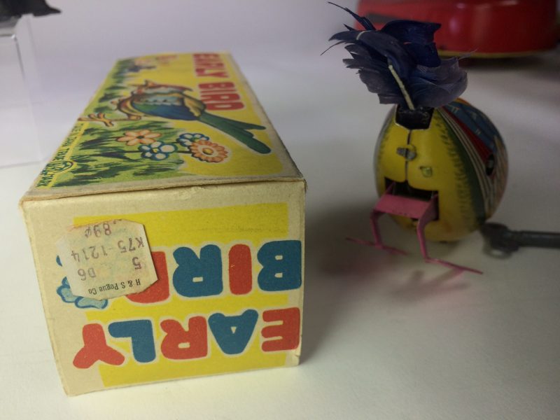 Nikko Gangu Kogyo ca.1950s Tin Lithographed Windup Bird in Box <FONT COLOR="ff000 ">*SOLD*</font> - Image 2