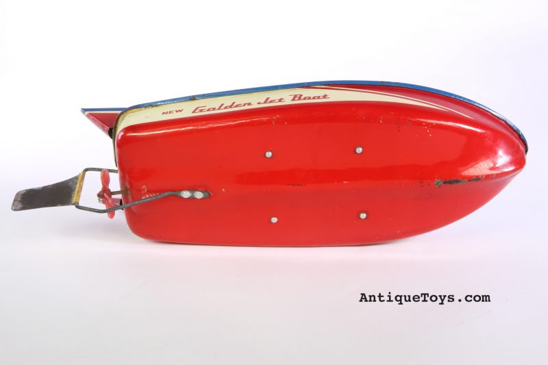Japanese Tin Racing Boat Golden Jet Boat <FONT COLOR="ff000 ">*SOLD*</font> - Image 4