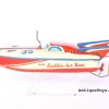 Japanese Tin Racing Boat Golden Jet Boat <FONT COLOR="ff000 ">*SOLD*</font> - Image 5
