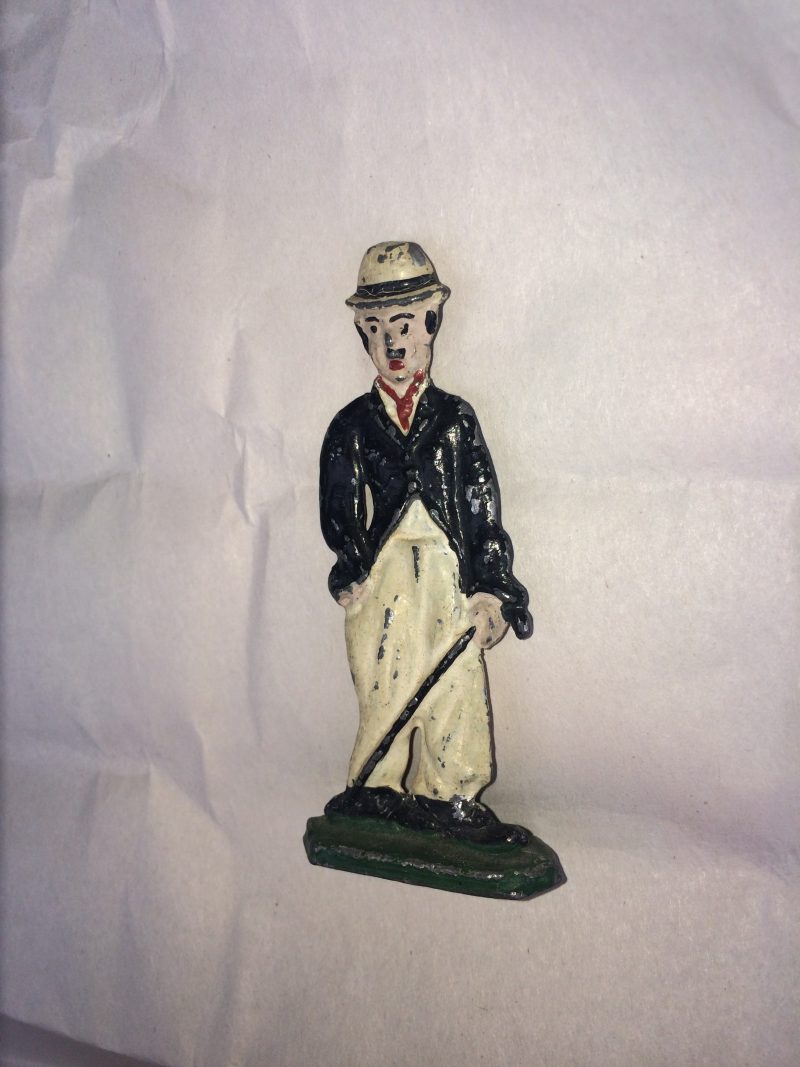 Charlie Chaplin Lead and Pewter Semi-Flat Figure <FONT COLOR="ff000 ">*SOLD*</font> - Image 5