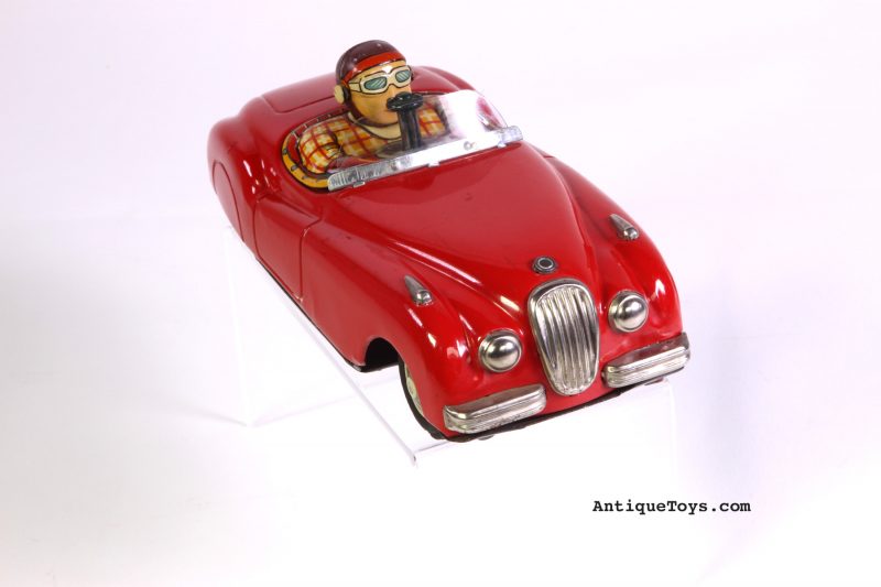 Bandai Jaguar Tin Car Masudaya XK Convertible <FONT COLOR="ff000 ">*SOLD*</font> - Image 2