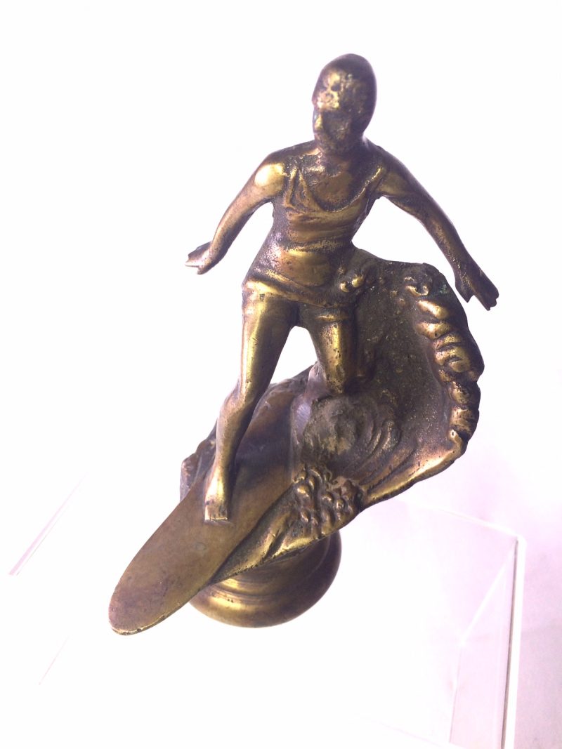 Early Surfer Trophy & Hood Ornament from Hawaii <FONT COLOR="ff000 ">*SOLD*</font> - Image 4