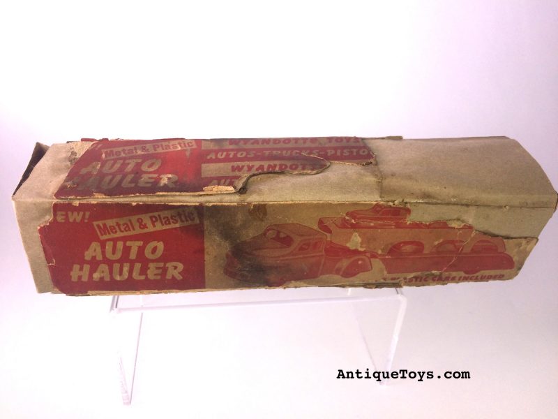 Toy Hauler by Wyandotte- Pressed Steel Car Hauler <FONT COLOR="ff000 ">*SOLD*</font> - Image 6