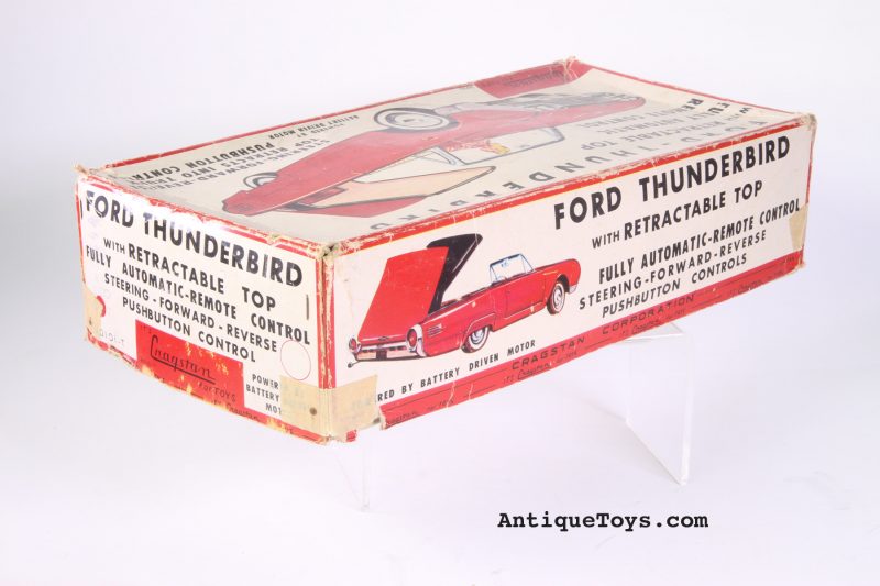 Cragstan Ford Thunderbird Tin Car <FONT COLOR="ff000 ">*SOLD*</font> - Image 4