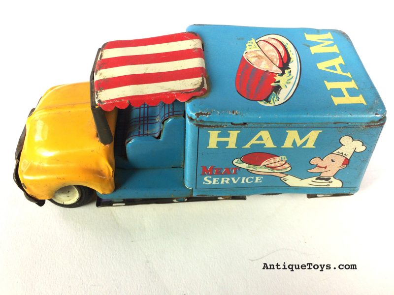 Ham Meat service Made in Japan tin truck