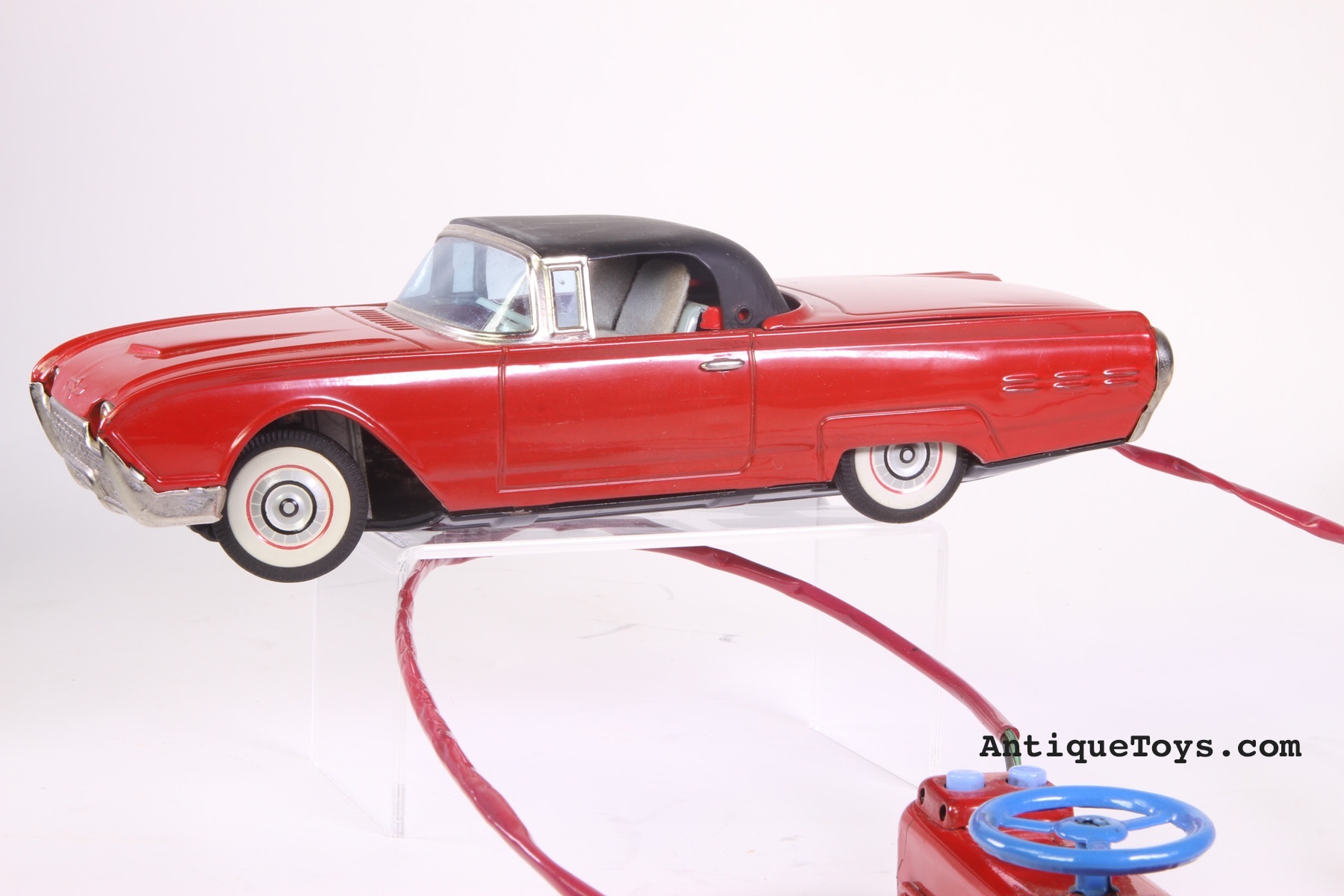 Cragstan Ford Thunderbird Tin Car *SOLD* - AntiqueToys.com