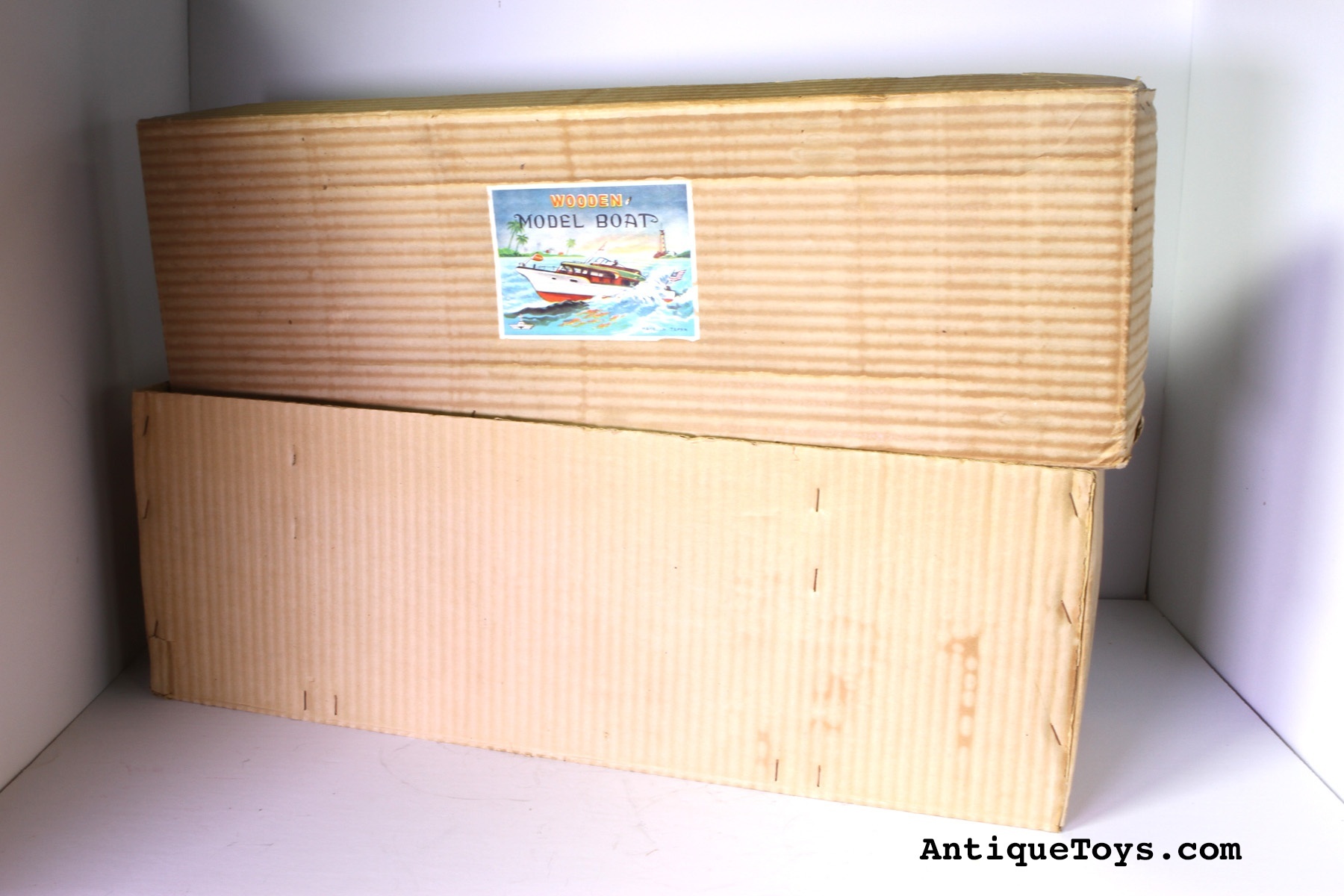Japanese Wooden Tug Boat Toy *SOLD* – AntiqueToys.com