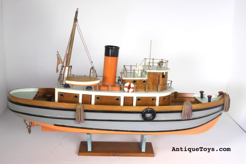 Japanese Wooden Tug Boat Toy <FONT COLOR="ff000 ">*SOLD*</font> - Image 3