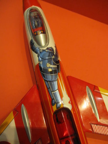 Bandai Tetsujin 28 Tin Jet- Sky Rocket *SOLD* - AntiqueToys.com