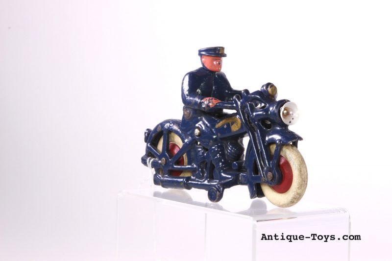 Light Up Harley Davidson Cast Iron by Hubley <FONT COLOR="ff000 ">*SOLD*</font> - Image 4