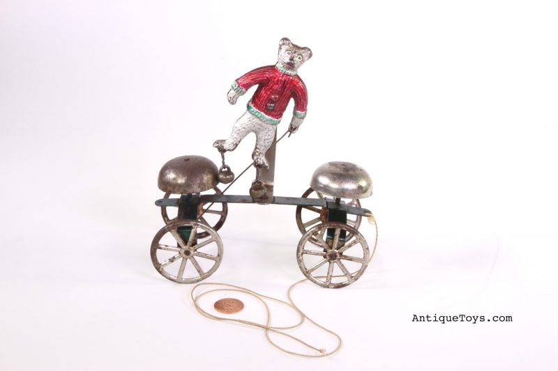 Watrous Vintage Bear Bell Pull Toy <FONT COLOR="ff000 ">*SOLD*</font>