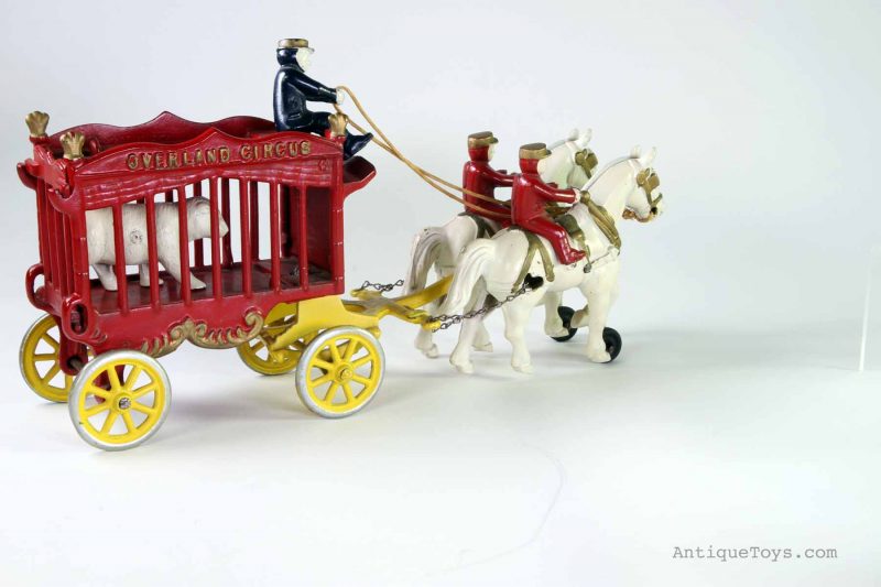 Kenton Overland Circus Polar Bear Horse and Wagon <FONT COLOR="ff000 ">*SOLD*</font> - Image 6