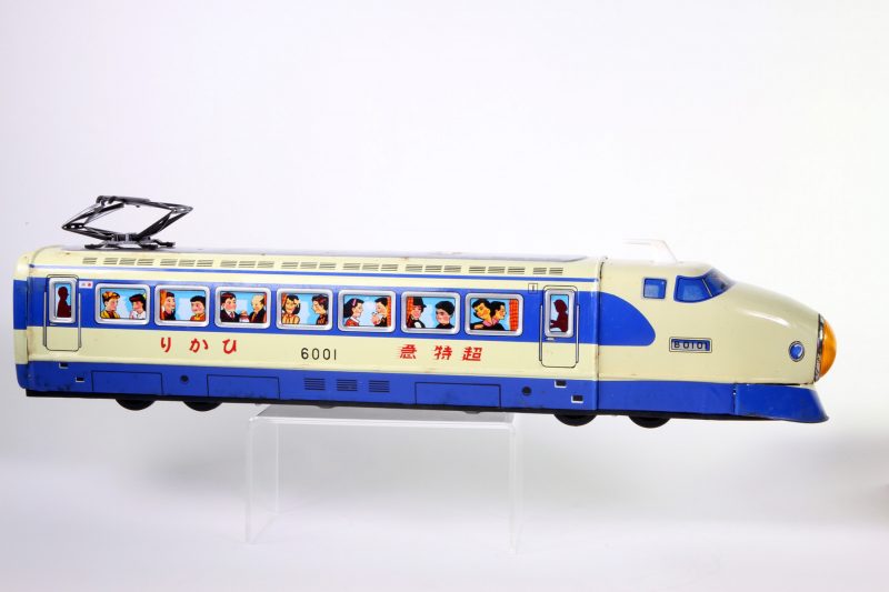 Vintage Tin Litho Friction Modern Bullet Train by Ichiko with Box Japan <FONT COLOR="ff000 ">*SOLD*</font> - Image 5