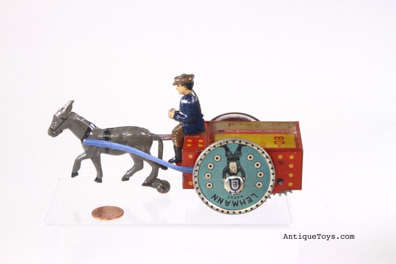 Lehmann Windup Na-Ob Donkey Cart Toy <FONT COLOR="ff000 ">*SOLD*</font>