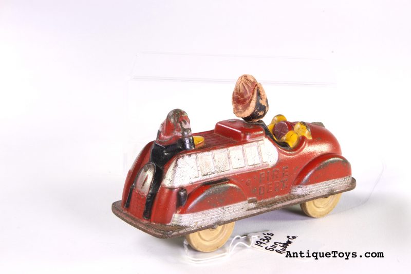 Mickey Mouse Sun Rubber Fire Truck <FONT COLOR="ff000 ">*SOLD*</font> - Image 5