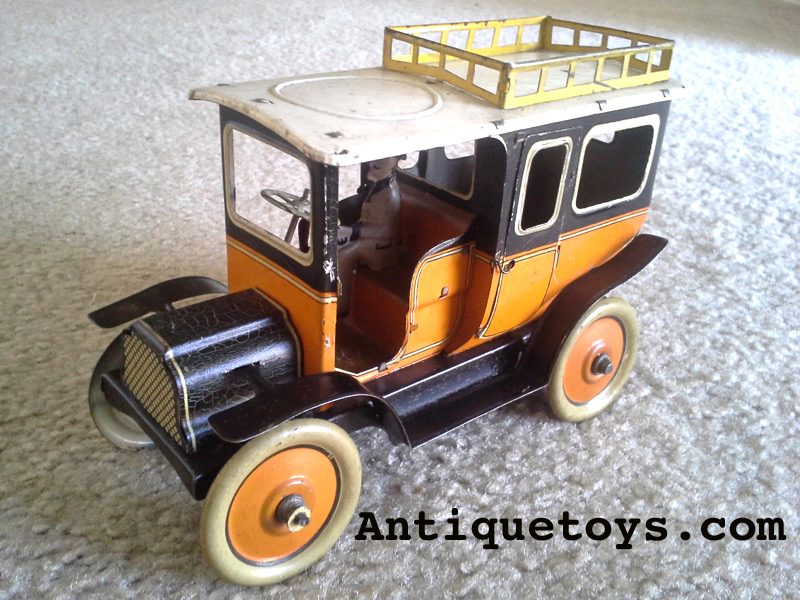 G&K Greppert & Kelch Wind-Up Tin Taxi Litho Germany <FONT COLOR="ff000 ">*SOLD*</font>