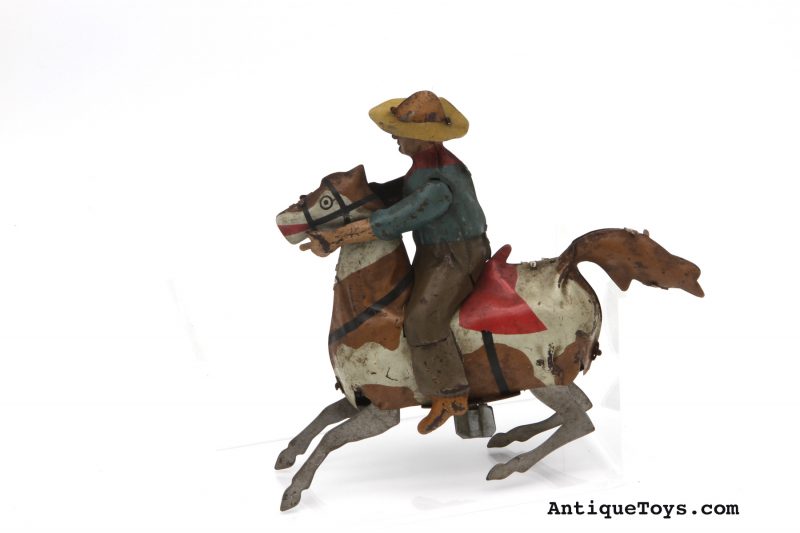 Gunthermann Tin Windup Horse & Cowboy <FONT COLOR="ff000 ">*SOLD*</font> - Image 3