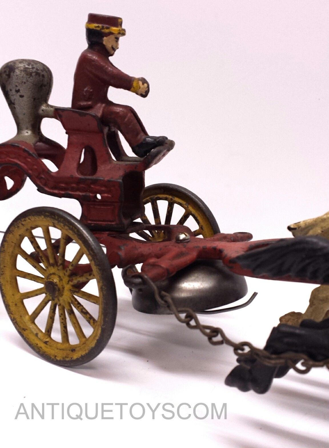 Hubley Fire Pumper Pull Toy <FONT COLOR="ff000 ">*SOLD*</font> - Image 2