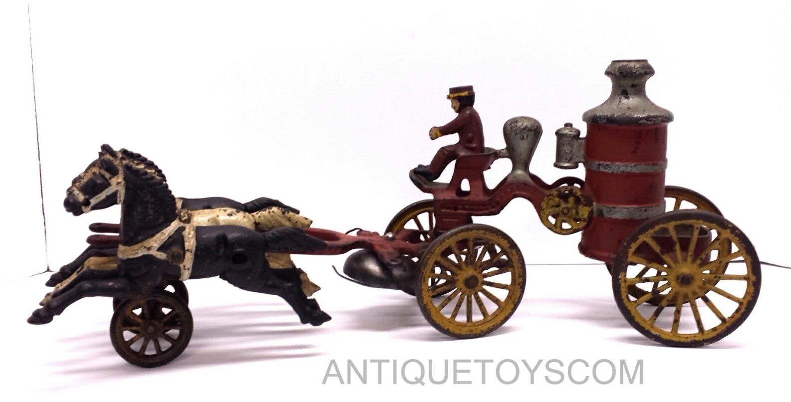 Hubley Fire Pumper Pull Toy <FONT COLOR="ff000 ">*SOLD*</font> - Image 3