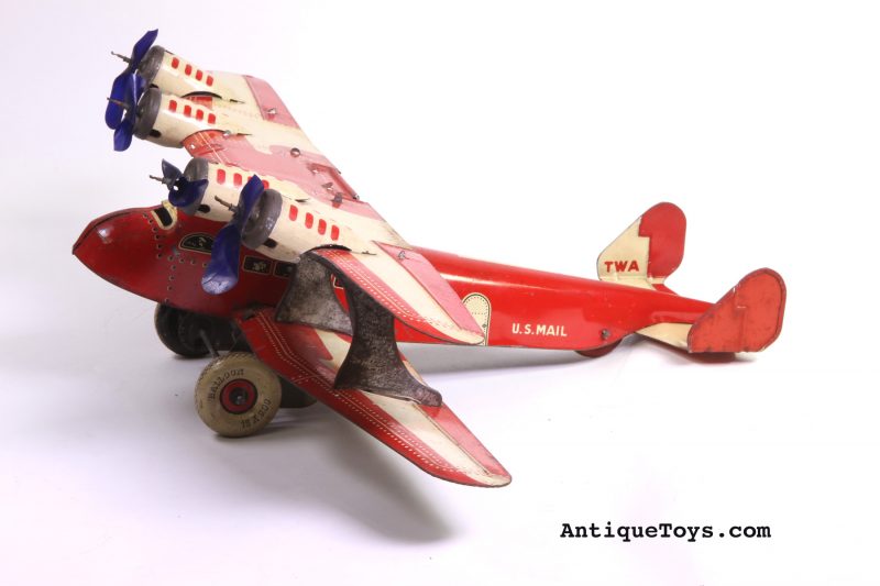 Marx TWA and U.S. Mail Plane <FONT COLOR="ff000 ">*SOLD*</font>