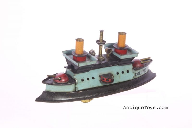 Toy Battleship Columbia by Hess of Germany <FONT COLOR="ff000 ">*SOLD*</font>