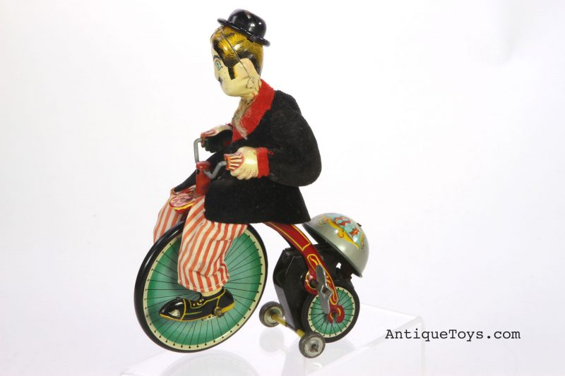 Bicycle and Man Windup by T.P.S. Japan <FONT COLOR="ff000 ">*SOLD*</font> - Image 2