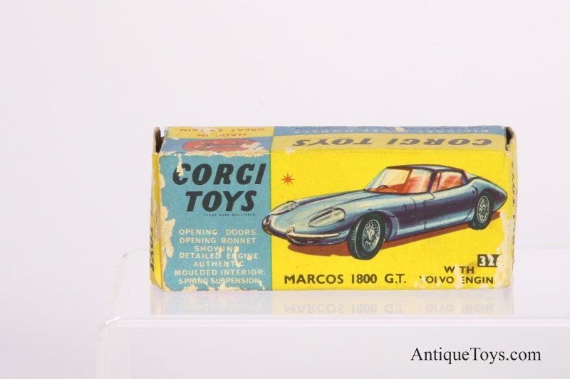 Corgi Diecast Car- Marcos GT 1800 #324 <FONT COLOR="ff000 ">*SOLD*</font> - Image 9