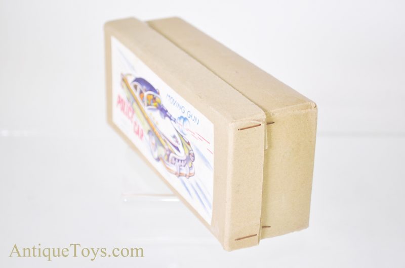 Police Car Tin Car by T.N. Nomura "Moving Gun" Japan Friction <FONT COLOR="ff000 ">*SOLD*</font> - Image 4