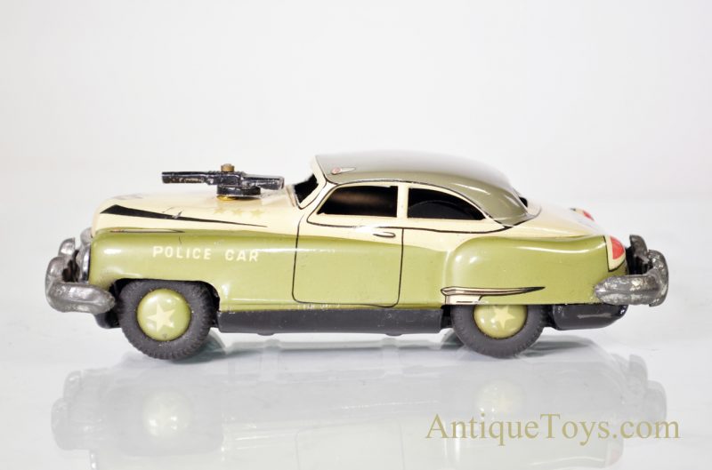 Police Car Tin Car by T.N. Nomura "Moving Gun" Japan Friction <FONT COLOR="ff000 ">*SOLD*</font> - Image 7