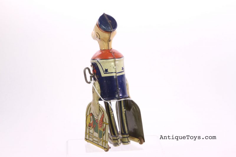 Marx Tin Windup Walking Popeye the Sailor <FONT COLOR="ff000 ">*SOLD*</font> - Image 3