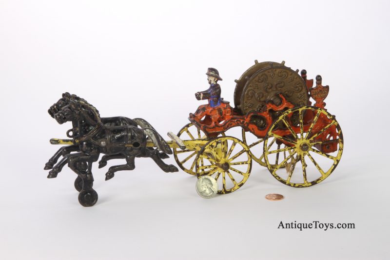 Kenton Toys Cast Iron No. 870 Fire Hose Reel <FONT COLOR="ff000 ">*SOLD*</font>