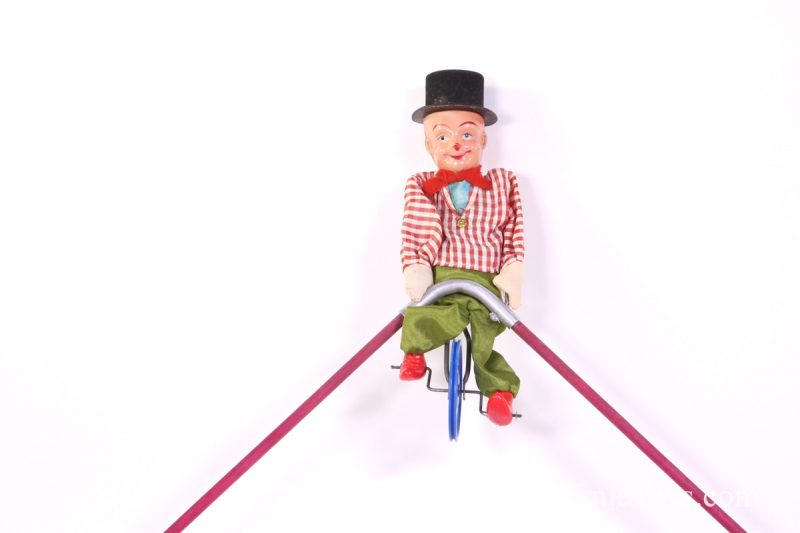 TBC "GOGO: The Tight Rope Cyclist" Japanese Clown Balancing Toy in Box <FONT COLOR="ff000 ">*SOLD*</font>
