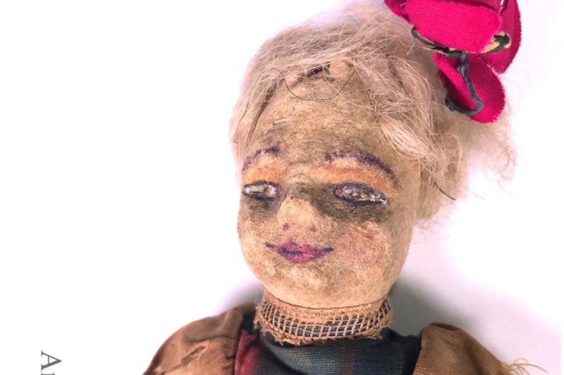 Old German Doll- Antique Fabric Doll <FONT COLOR="ff000 ">*SOLD*</font>