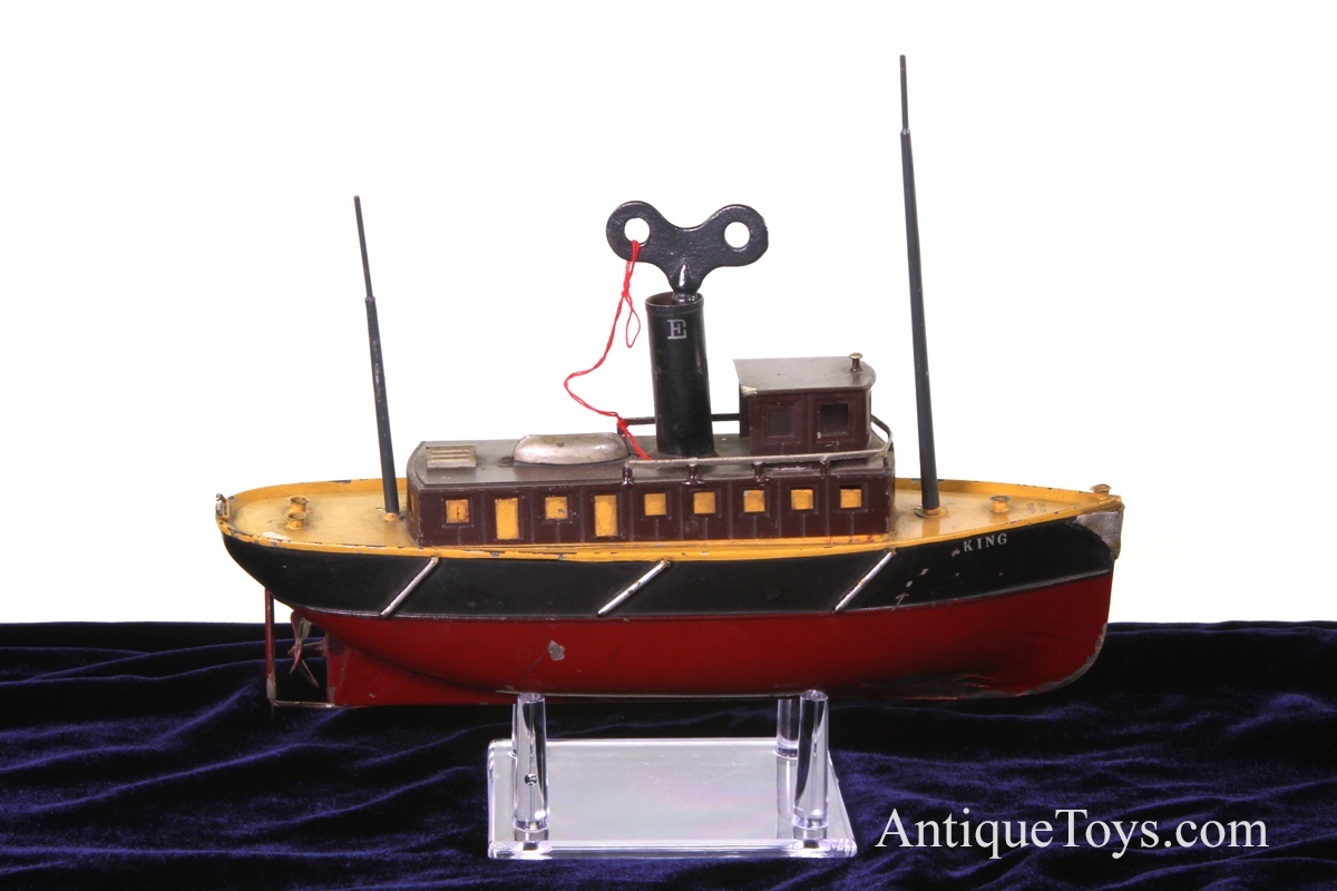 vintage tin toy boats
