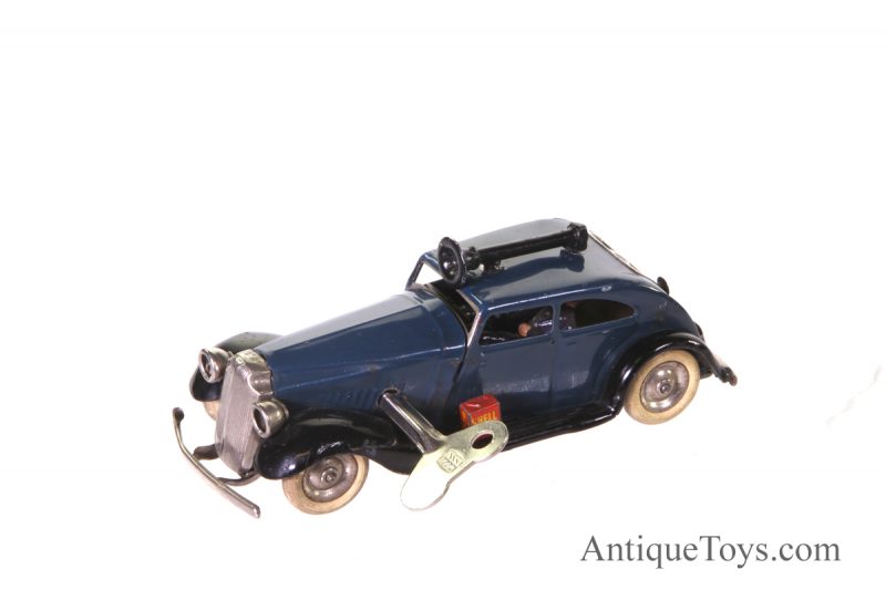 Tri-Ang Minic Toys Police Siren Car- made in England <FONT COLOR="ff000 ">*SOLD*</font>