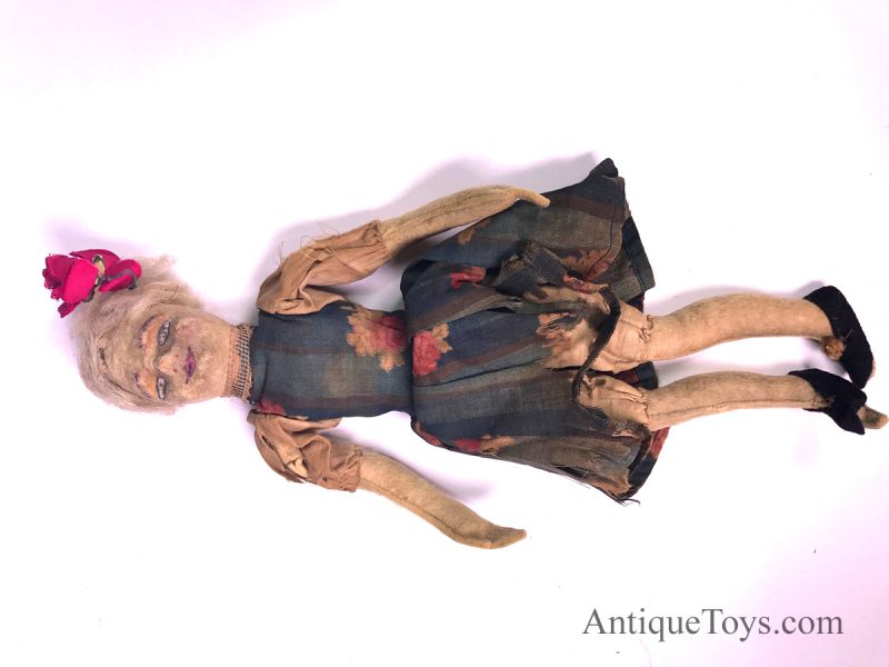 Old German Doll- Antique Fabric Doll <FONT COLOR="ff000 ">*SOLD*</font> - Image 4