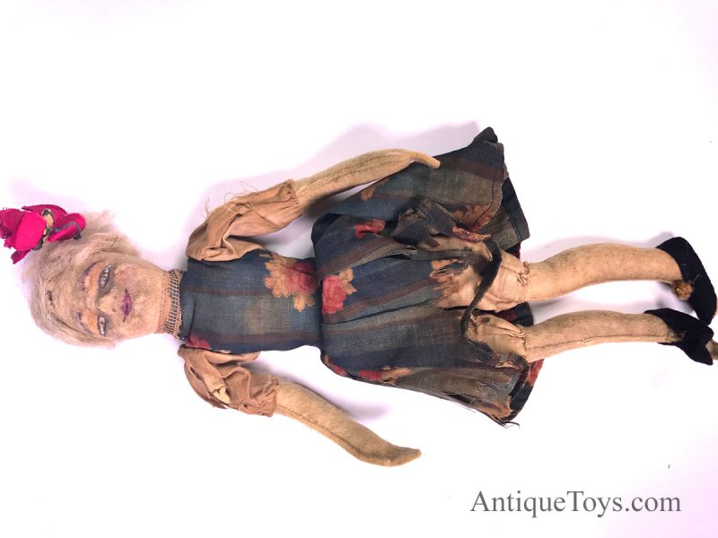 Old German Doll- Antique Fabric Doll <FONT COLOR="ff000 ">*SOLD*</font> - Image 7