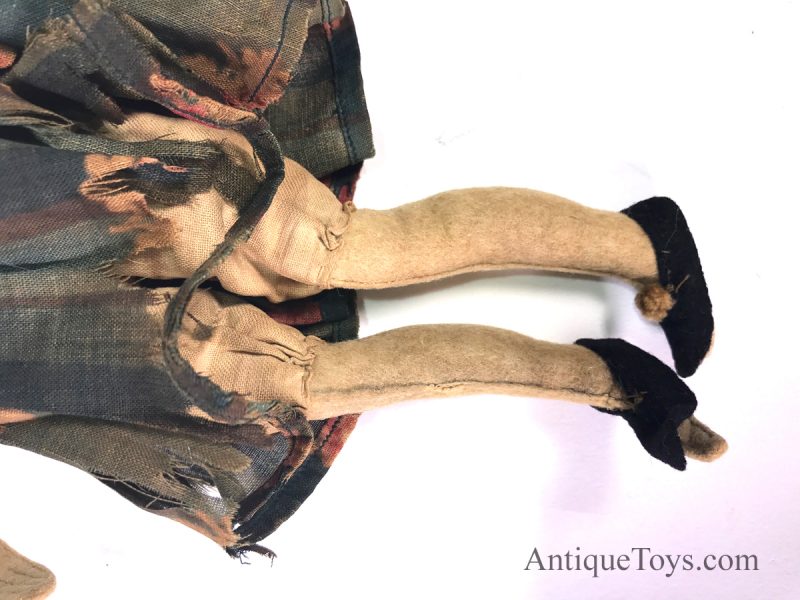 Old German Doll- Antique Fabric Doll <FONT COLOR="ff000 ">*SOLD*</font> - Image 9