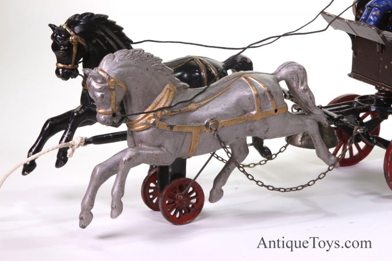 Shimer Police Patrol Cast Iron Wagon <FONT COLOR="ff000 ">*SOLD*</font> - Image 7