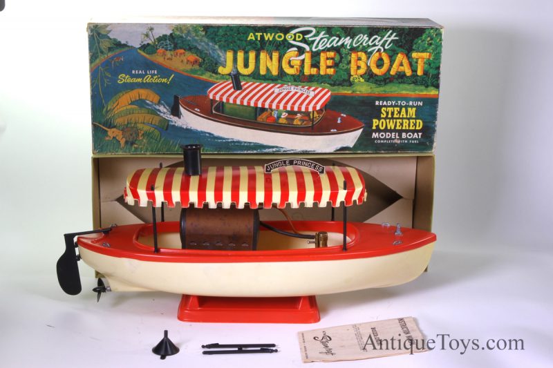 Atwood Toys Steam Craft Jungle Boat Livesteam <FONT COLOR="ff000 ">*SOLD*</font>