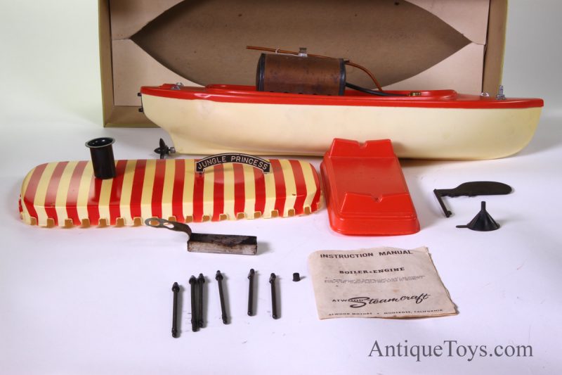 Atwood Toys Steam Craft Jungle Boat Livesteam <FONT COLOR="ff000 ">*SOLD*</font> - Image 9