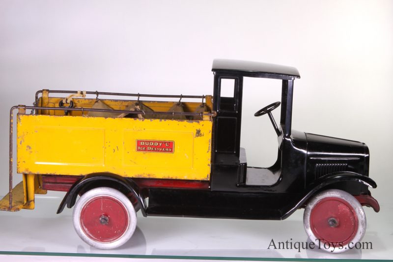 Buddy L Ice Truck Pressed Steel Toy <FONT COLOR="ff000 ">*SOLD*</font> - Image 4
