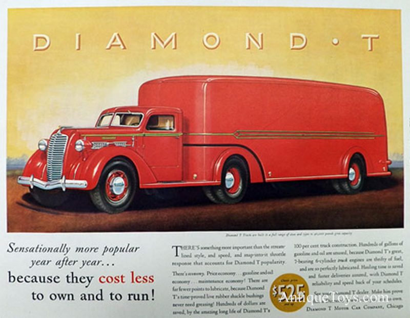 Hubley Fire Pumper- Diamond T <FONT COLOR="ff000 ">*SOLD*</font> - Image 8