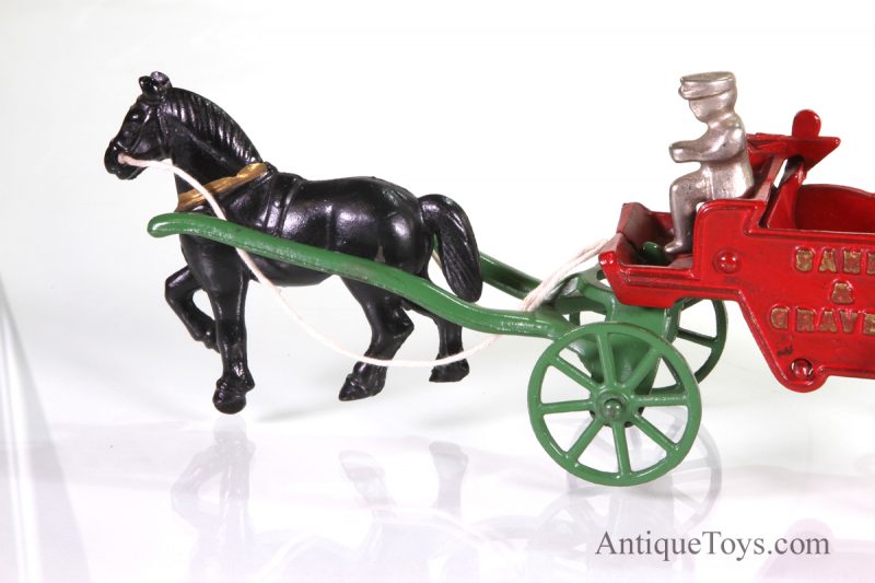 Kenton Sand & Gravel Dump Wagon with Horse <FONT COLOR="ff000 ">*SOLD*</font> - Image 9