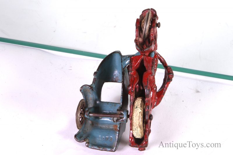 Hubley Cast Iron Motorcycle for sale with Sidecar <FONT COLOR="ff000 ">*SOLD*</font> - Image 6