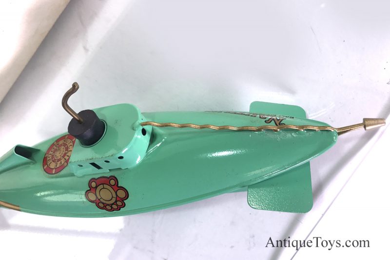 Nautilus Toy Submarine Clockwork Disney 20,000 Leagues Under The Sea <FONT COLOR="ff000 ">*SOLD*</font> - Image 2