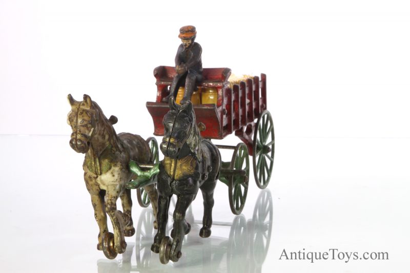 Kenton Horse Drawn Wagon, Cast Iron <FONT COLOR="ff000 ">*SOLD*</font> - Image 4